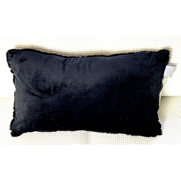 Aviva Stanoff Black w/ Rose Gold Sequin MilkyWay Blanket 2 Pillow set, MSRP $799 - Picture 11 of 12